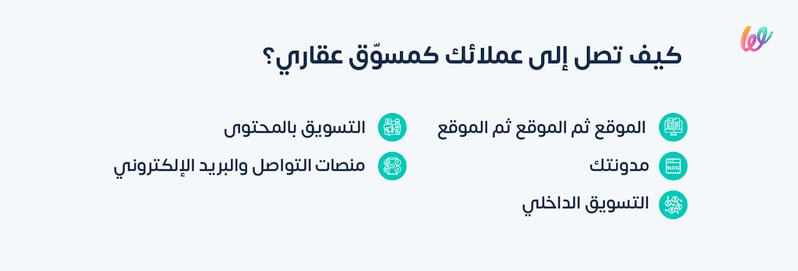 كيف أصل إلى العملاء كمسوق عقاري؟