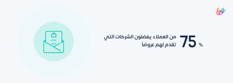 العملاء يحبون العروض