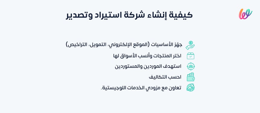 كيفية انشاء شركة استيراد وتصدير