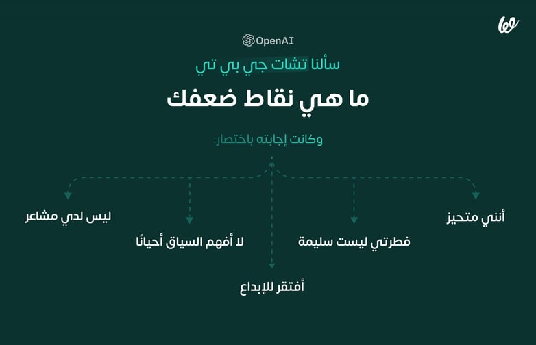 نقاط ضعف chatgpt