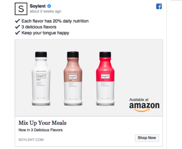 Facebook Ad Example