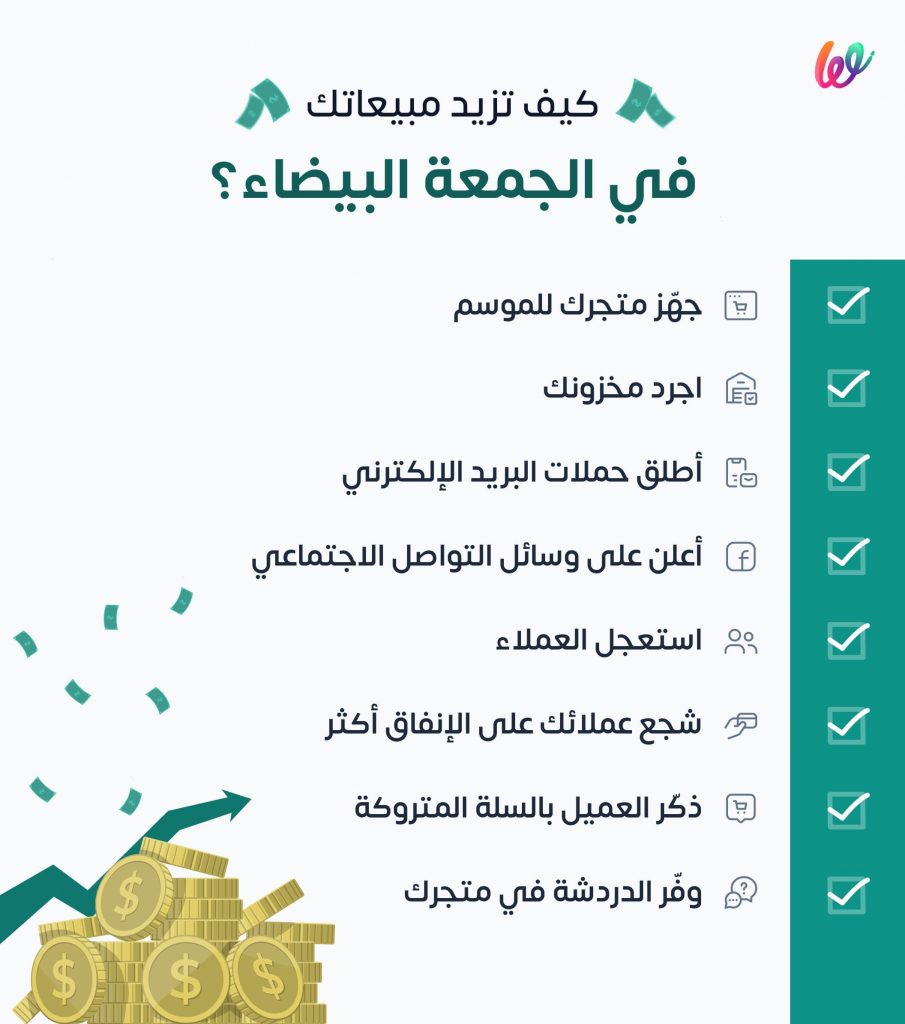 الطرق الفعالة لزيادة مبيعاتك في الجمعة البيضاء