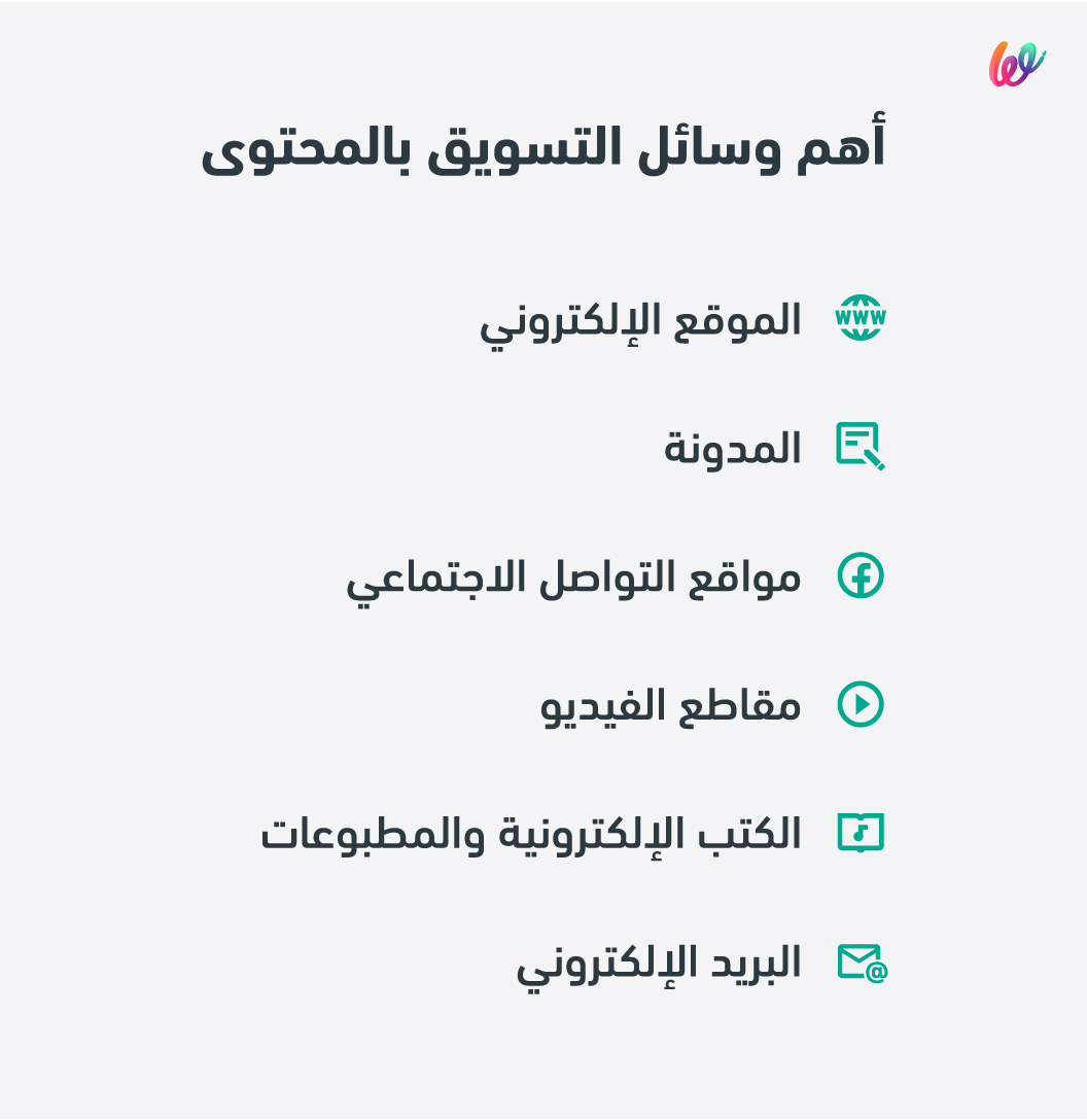 وسائل التسويق بالمحتوى
