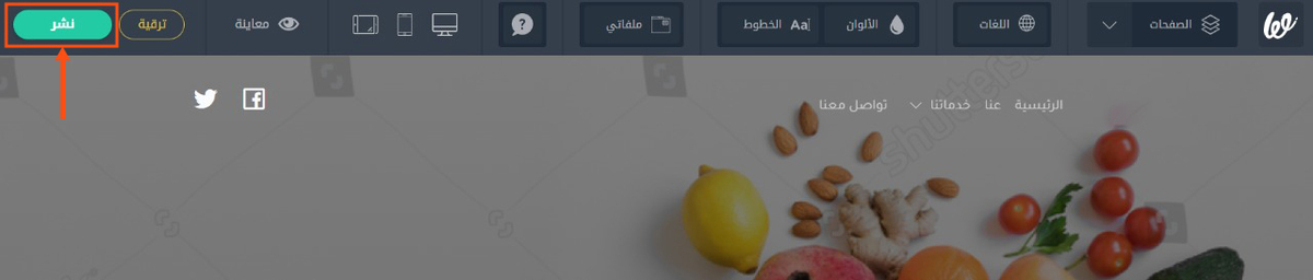 تصميم موقع لشركة
